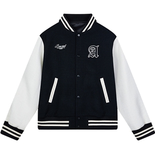gxg.jeans男装 学院风撞色拼接宽松棒球领夹克外套男 25年秋新品