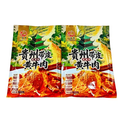 贵州带皮黄牛肉酱卤肉特产小吃