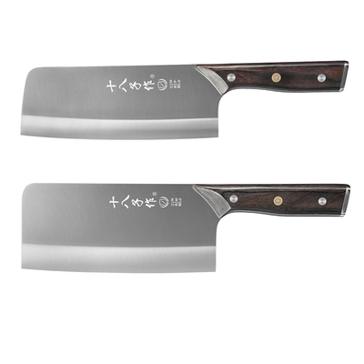 十八子作80Cr家用切片刀斩切刀