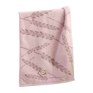 金号品牌加厚加大麦穗图案纯棉毛巾柔软吸水面巾洗脸洗澡家用情侣