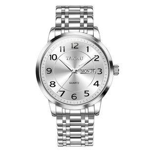 2025新款男士手表男款正品数字机械风石英中老年人爸爸款爷爷名牌