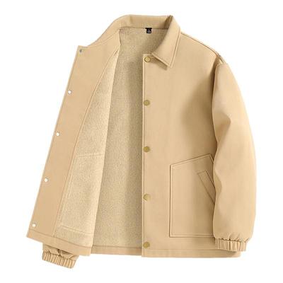 班尼路S&K卡其色翻领外套男