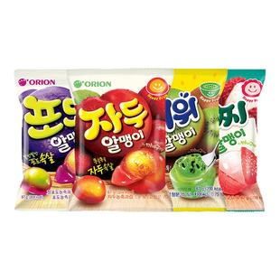 韩国进口好丽友剥皮夹心软糖葡萄李子荔枝味水果糖网红爆款软糖果