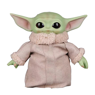 星球大战影视周边毛绒布衣尤达宝宝曼达洛人公仔人偶玩具手办礼物