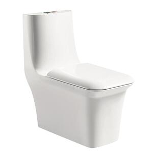 箭牌虹吸马桶卫生间抽水坐便器缓降除臭脲醛盖板方形静音节水座便