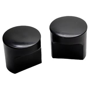 卫生间隔断黑色塑料尼龙ABS门把手公共厕所洗手间门板拉手扣手件