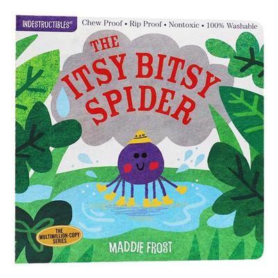 小小蜘蛛咬咬书英文原版