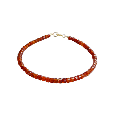 Ciel女红玛瑙原创方块珠手链