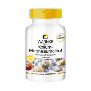 warnke柠檬酸钾镁元素德国补钾补镁消去利尿二合一消水丸水肿湿气