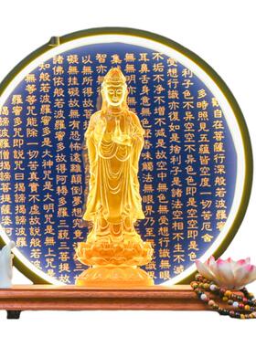 琉璃观音菩萨家居供奉禅意摆件