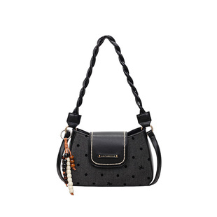 艾米兔女包2026新款流行简约百搭日常波点气质通勤休闲单肩斜挎包