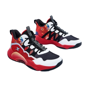 福燈贺岁|特步童鞋儿童运动篮球鞋男童新年款中大童缓震耐磨球鞋