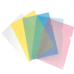 PP单片夹透明A4插页袋二页文件套票据袋A5资料袋A3图纸收藏夹收纳