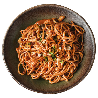 正宗武汉热干面带料包速食碱水面