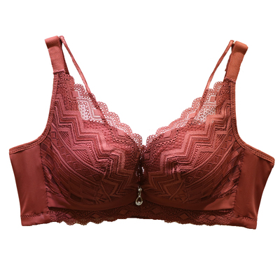 无钢圈透气内衣性感蕾丝文胸AB杯