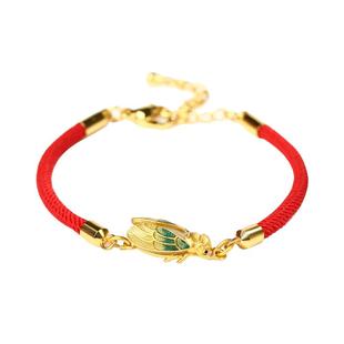 宫里上新逢考必过红绳手链女纯银手绳金榜题名上岸本命年生日礼物