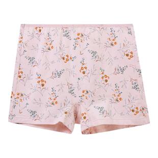 [1/2条]三枪内裤女高腰二合一安全裤提臀防走光印花平角裤无痕