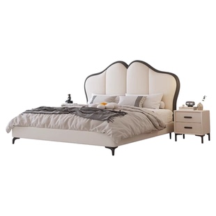 纳帕皮儿童床男女孩一米二公主床1米2单人床现代简约1.35米软包床