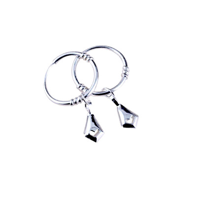 990足银纯银耳钉女小耳垂耳骨钉