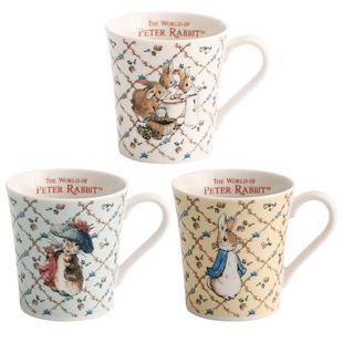 【自营】比得兔杯子日本进口马克杯陶瓷水杯家用英式咖啡杯喝水杯