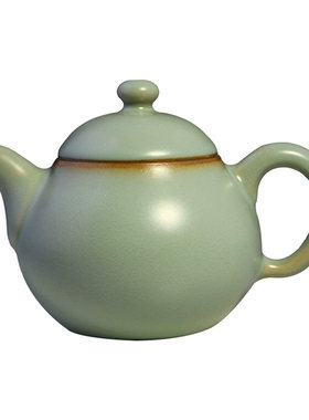 陶作坊陶瓷汝窑开片茶壶