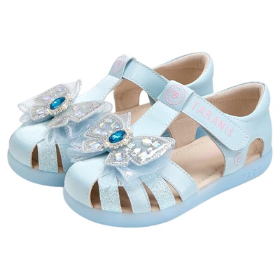 泰兰尼斯夏季新款公主闪灯凉鞋