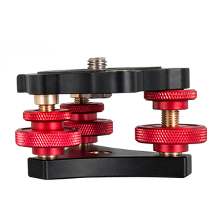 摄影微调水平台精准水平调节座通用三脚架云台水平调节仪EZ底座