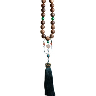 天然老料老挝沉香佛家手持念珠马云同款十八子香木佛珠女男士手串