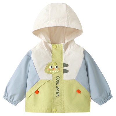 咔咔熊猫宝宝满印户外防水外套秋