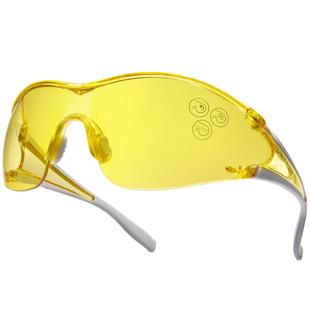 代尔塔护目镜防尘防风沙劳保夜间增光防冲击骑行工作安全防护眼镜