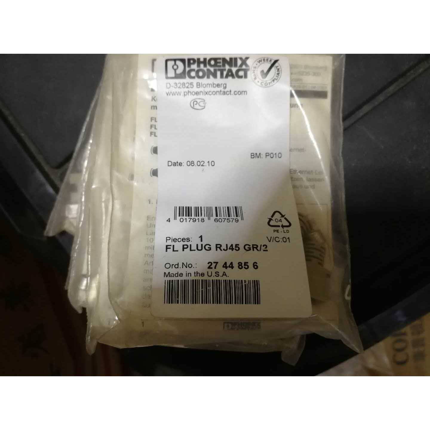 议价全新原装菲尼克斯以太网接头 2744856 FL PLUG RJ45 GR/2 274
