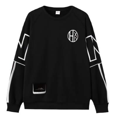 春秋冬装青少年圆领卫衣男孩学生纯棉长袖t恤大童上衣加绒打底衫