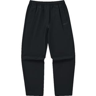 鸿星尔克裤子男冬季加厚防风直筒长裤男士软壳运动裤爸爸休闲男裤