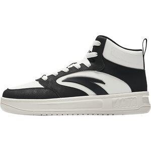 安踏轻松2丨高帮板鞋男学生百搭厚底增高复古运动鞋潮流休闲鞋