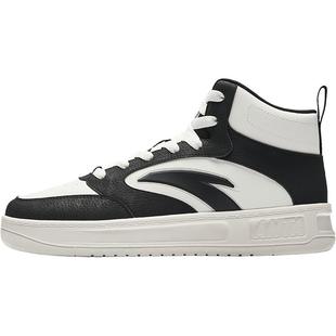 安踏轻松2丨高帮板鞋男学生百搭厚底增高复古运动鞋潮流休闲鞋