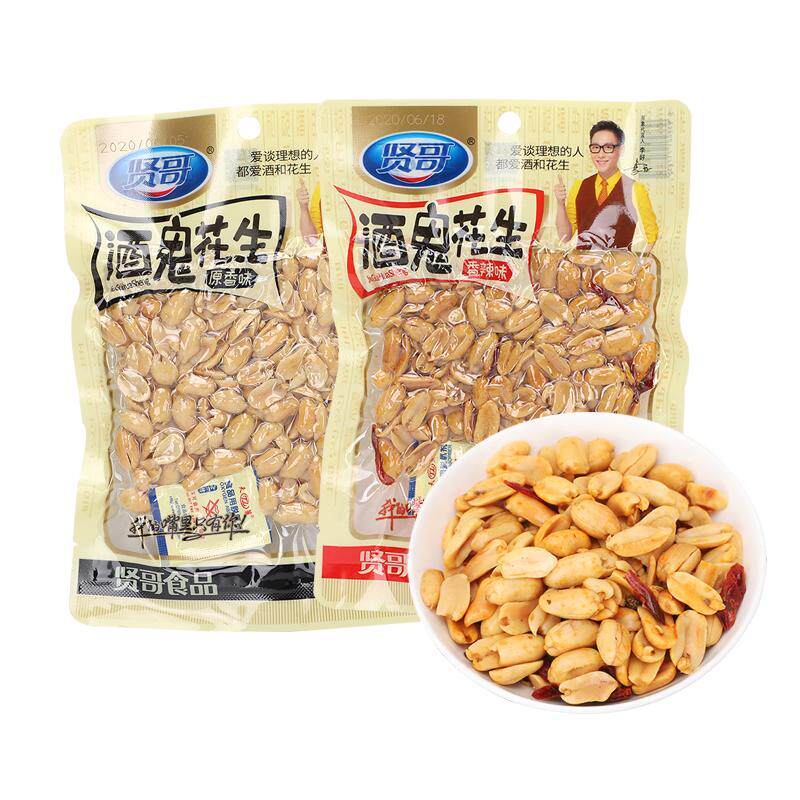 贤哥酒鬼花生70g香辣味花生米