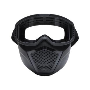 防尘面罩全脸防护防粉尘装修工地打磨电焊透明呼吸工业防护面罩