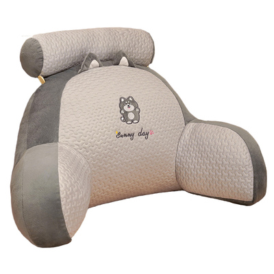 卡通冰丝床头靠垫大靠背沙发抱枕软包护腰靠枕床上玩手机看书枕头