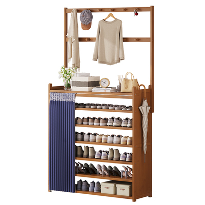 竹中生智多功能入户挂衣鞋架
