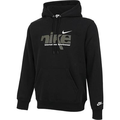 滔搏NIKE耐克男子运动休闲印花宽松保暖套头衫卫衣IM8322-010