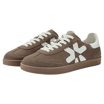 复古轻运动薄底德训板鞋女