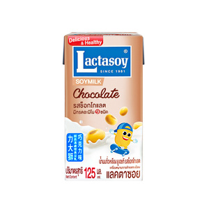 lactasoy力大狮旗舰店泰国进口儿童早餐豆奶健康无糖原味饮料18瓶