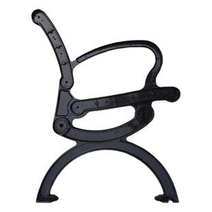 公园椅配件户外长椅实木长条凳景观室外防腐实木座椅塑木条树围椅