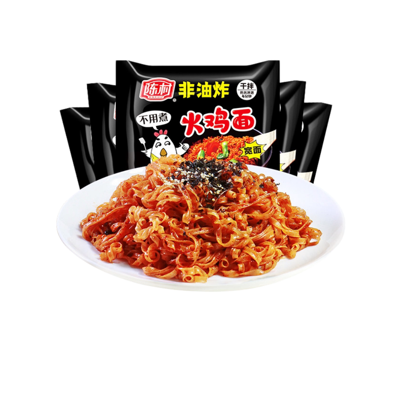 陈村火鸡面超辣非油炸免煮袋装