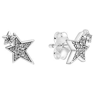 Pandora潘多拉闪耀不对称星星耳钉个性时尚情侣礼物