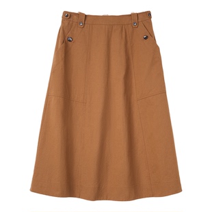 【2026早春胶囊系列】fafamoon设计师品牌 A字版型七分伞裙半身裙