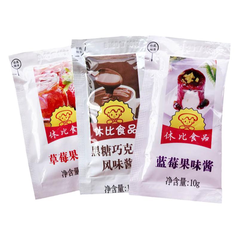 休比蓝莓酱10g*30小包草莓酱水果泥酱酸奶冰激凌面包夹心果酱家用