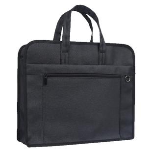 建腾手提包男款多功能大容量防水文件袋收纳商务公文包手提袋加宽A4手提帆布定制logo