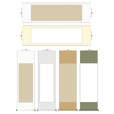 空白卷轴半生熟宣纸可定制