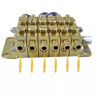 浙江流遍JPQ1型片式分油器流遍递进式分配器黄油分配阀流遍JPQ1/2